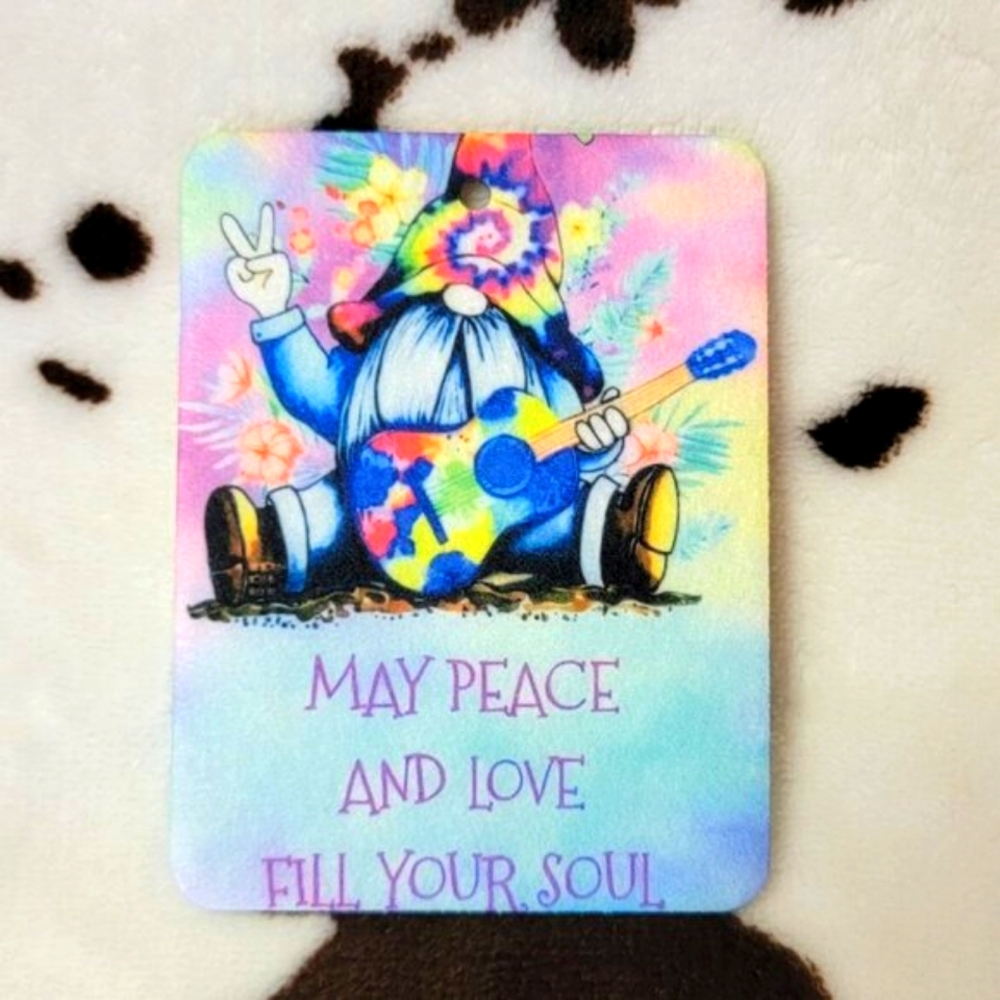 Hippie Gnome Unscented Car Air Freshener Freshie